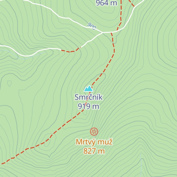 Map of Smrčník