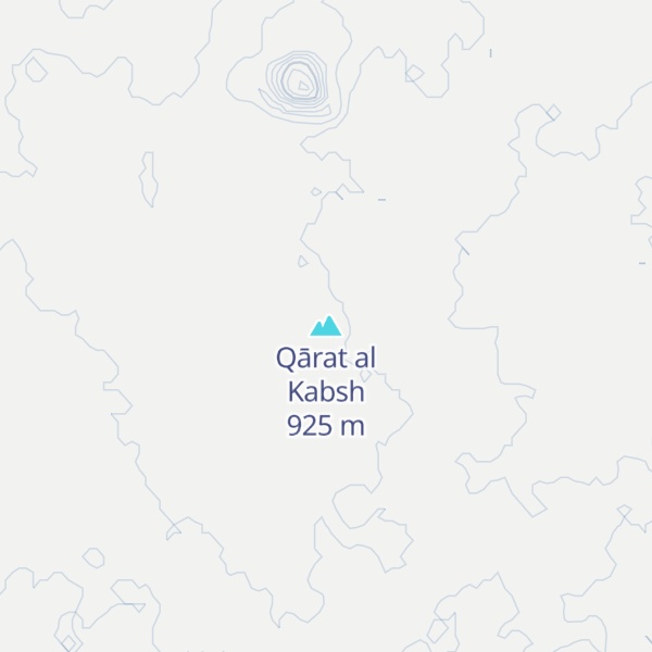 Map of Qārat al Kabsh