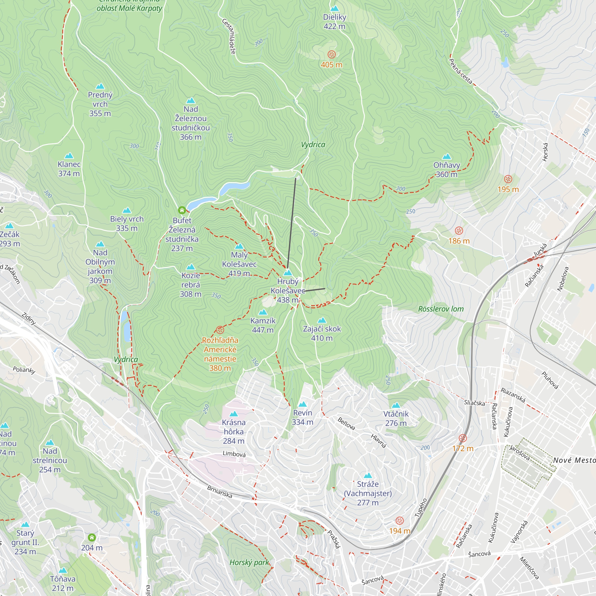 Bufet u Krka map