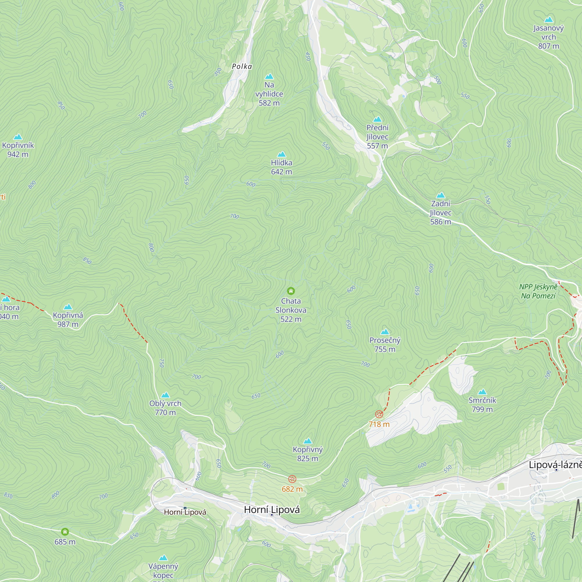 Chata Slonkova map