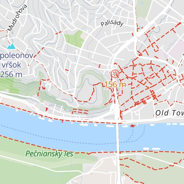Map of Bratislava Castle