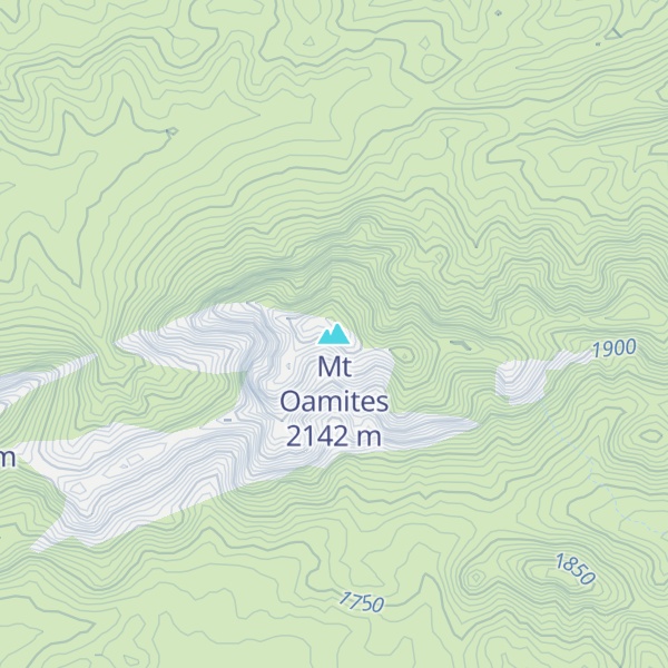 Map of Mt Oamites