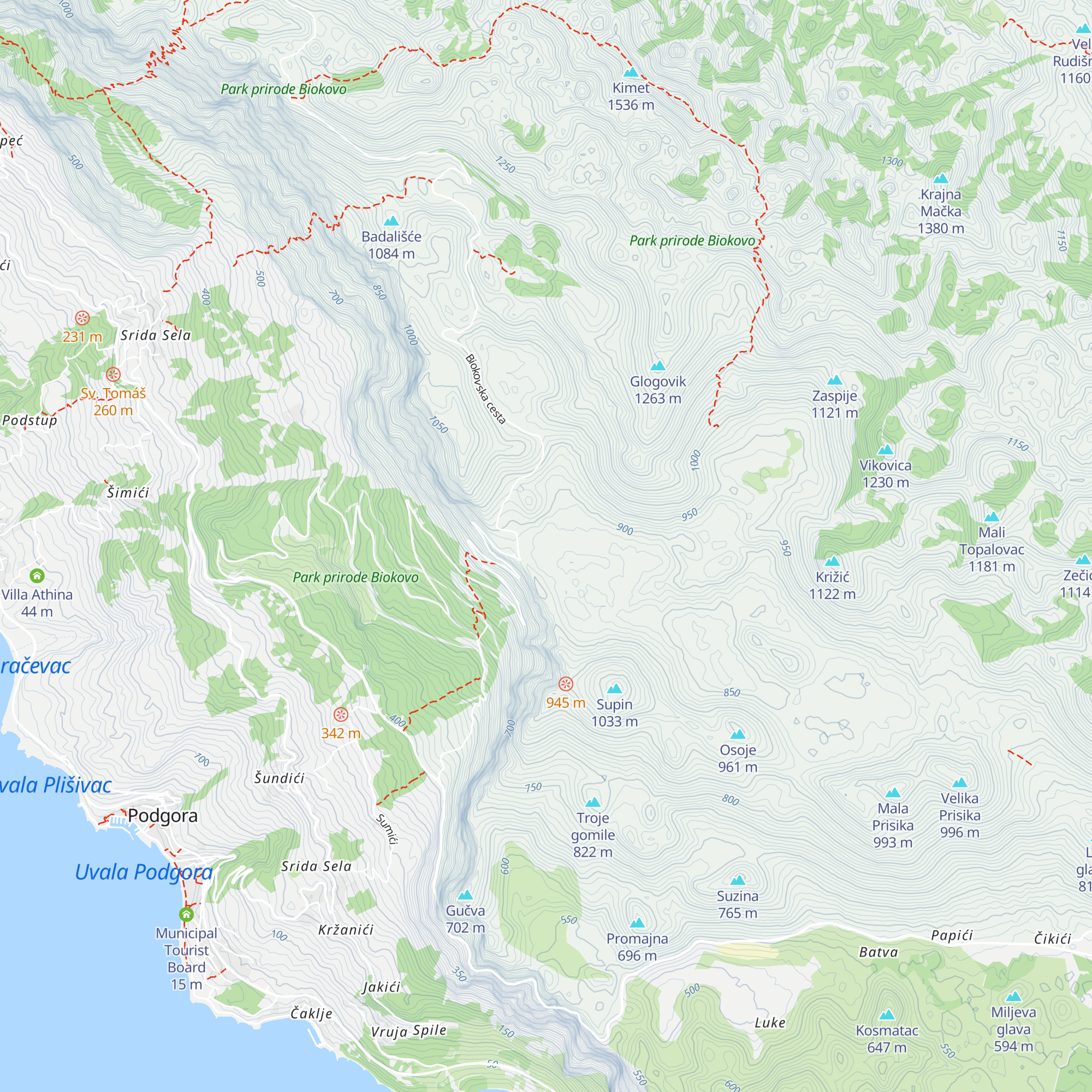Chalet Vrata Biokovo (Kamena Kuća) map