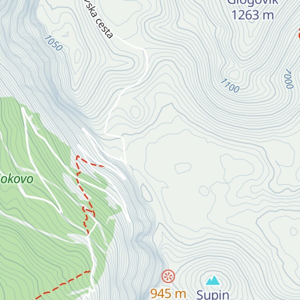 Map of Chalet Vrata Biokovo (Kamena Kuća)