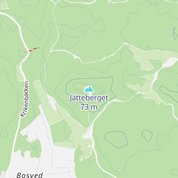 Map of Jätteberget