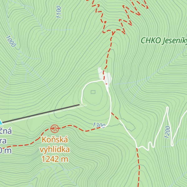 Map of Šerák