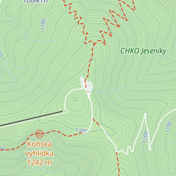 Map of Chata Jiřího na Šeráku