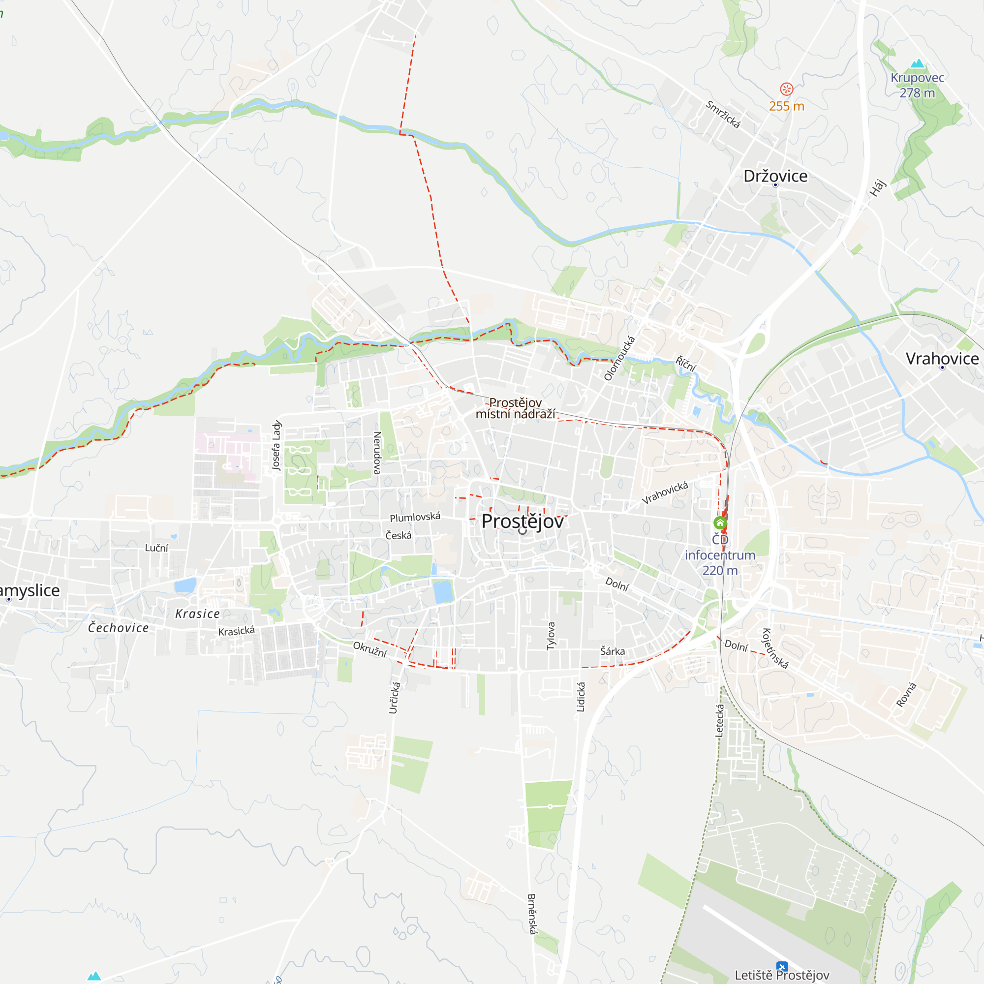 Regionální informační centrum Prostějov map