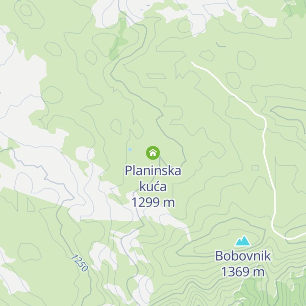 Map of Planinska kuća