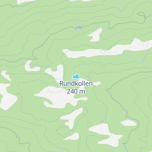Map of Rundkollen