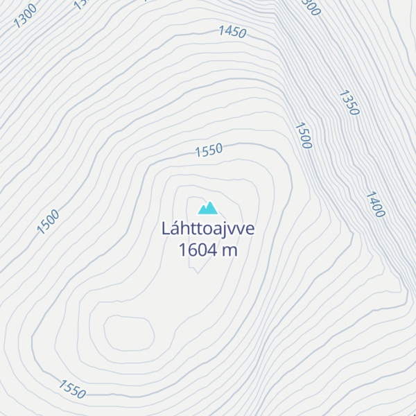 Map of Láhttoajvve