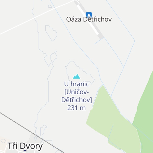Map of U hranic [Uničov-Dětřichov]