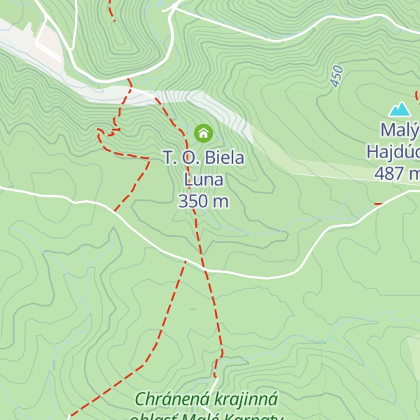 Map of T. O. Čierna labuť