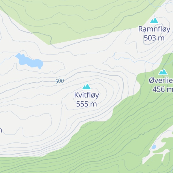 Map of Kvitfløy