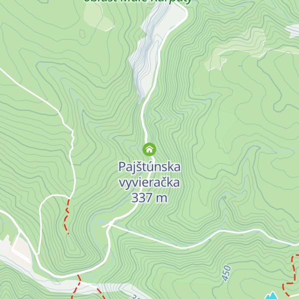 Map of Pajštúnska vyvieračka
