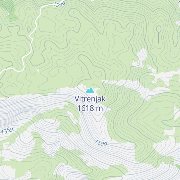 Map of Vitrenjak