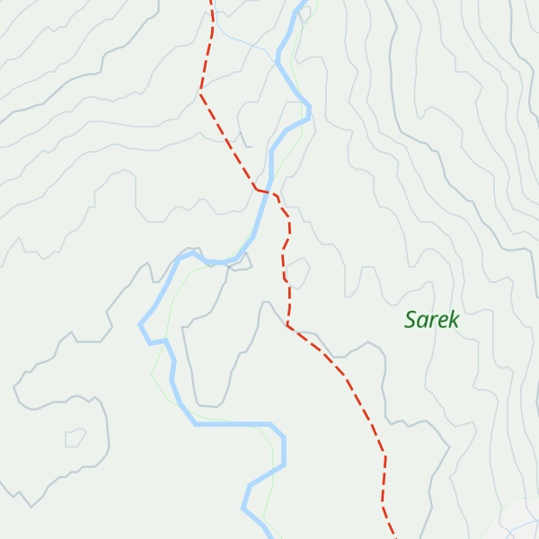 Map of Darreluoppal Fjällstuga