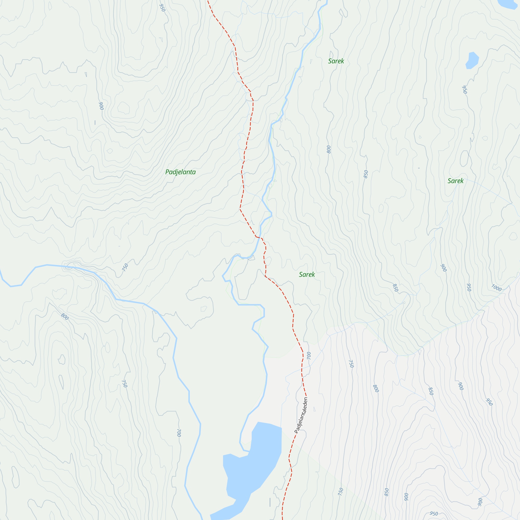 Darreluoppal Fjällstuga map
