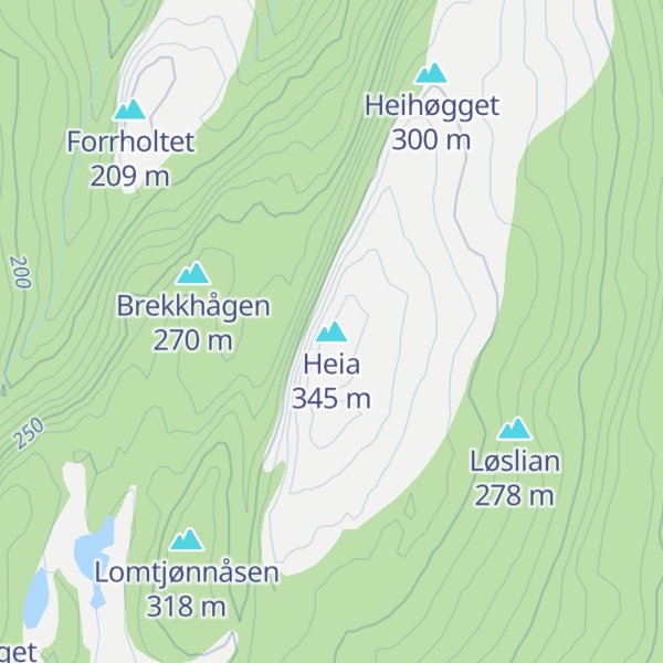 Map of Heia