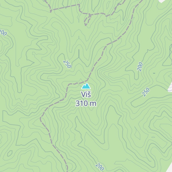 Map of Viš