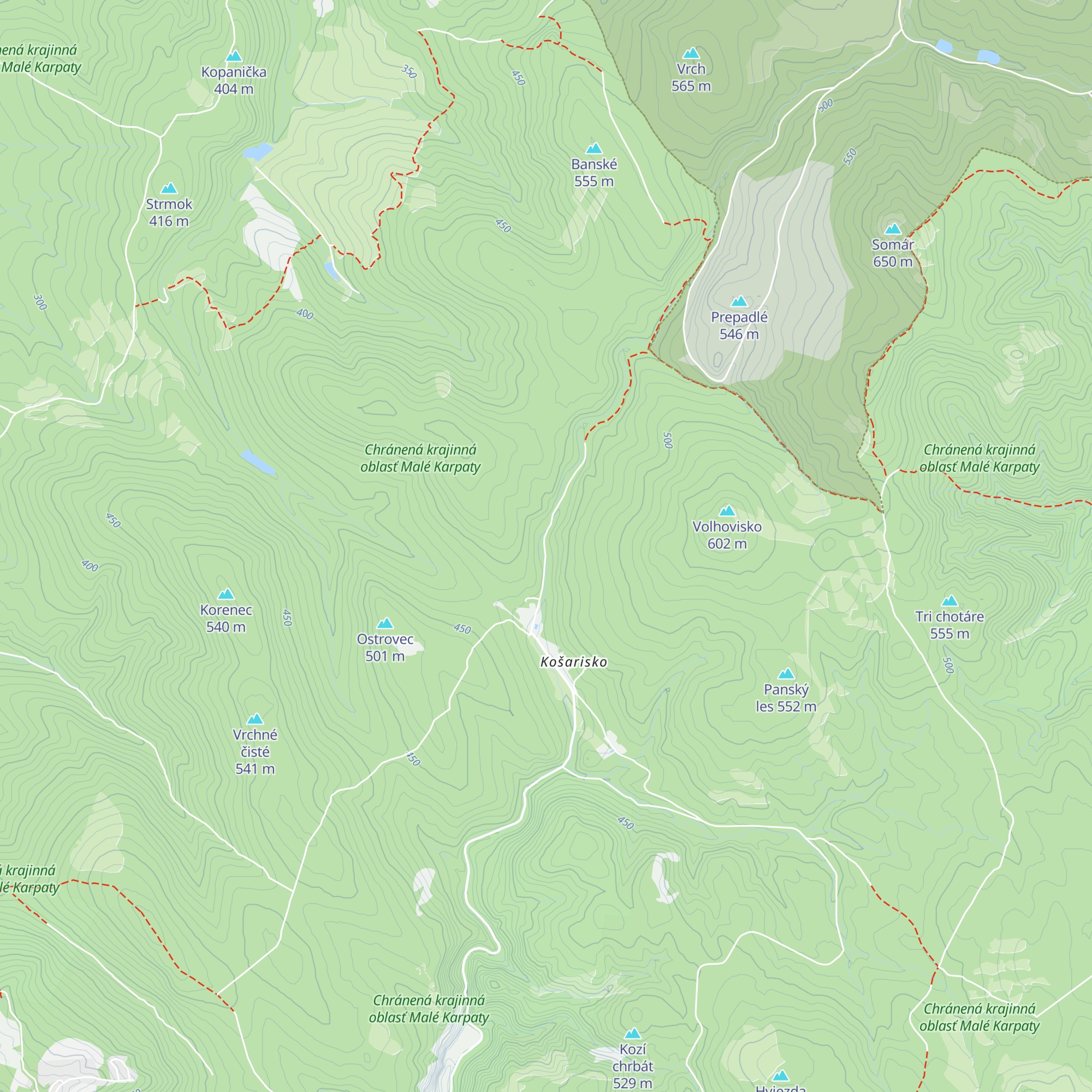Chata Cementárka map
