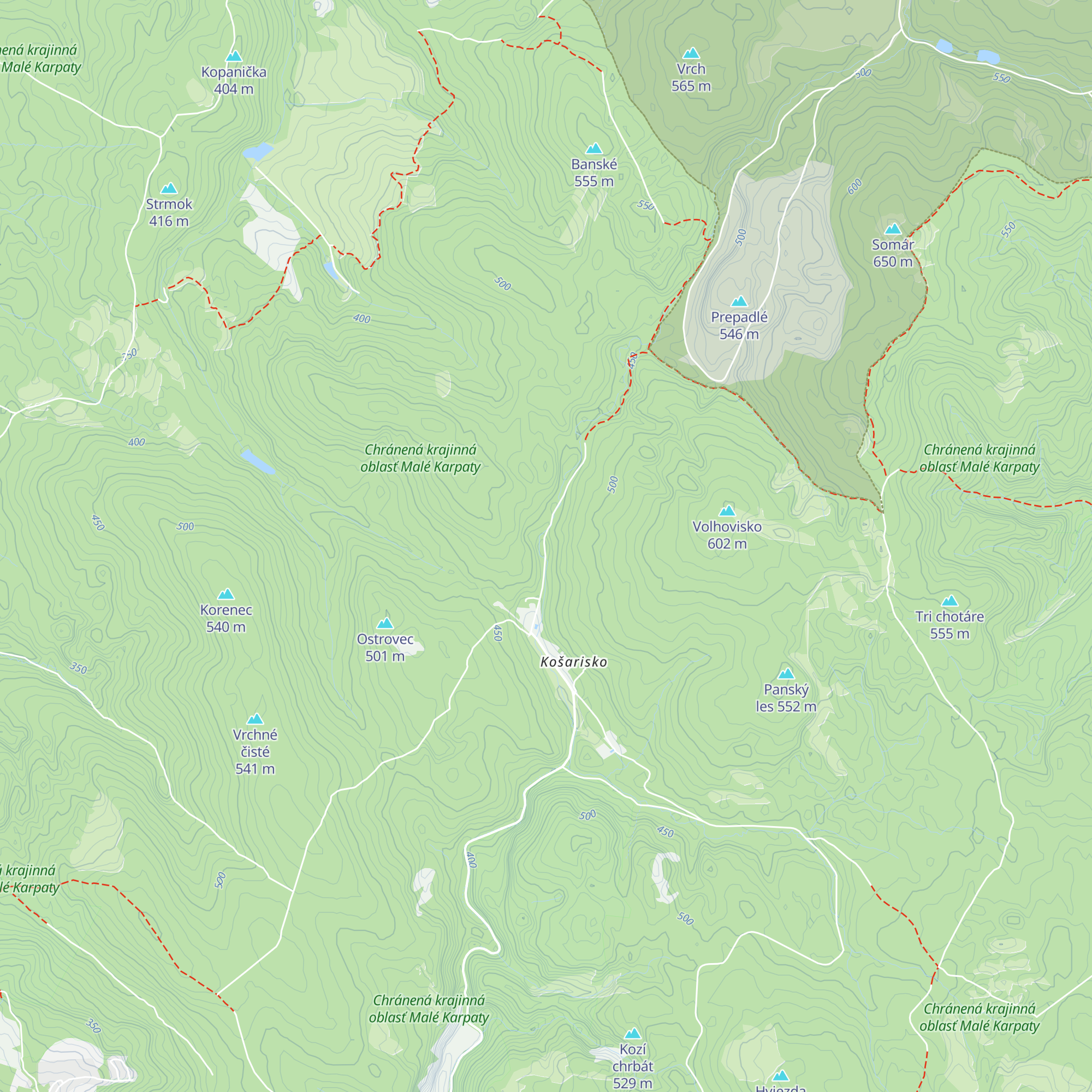 Chata Cementárka map