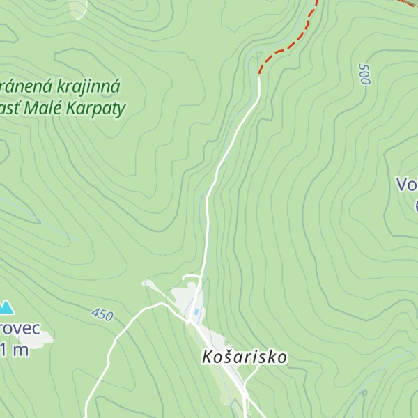 Map of Chata Cementárka