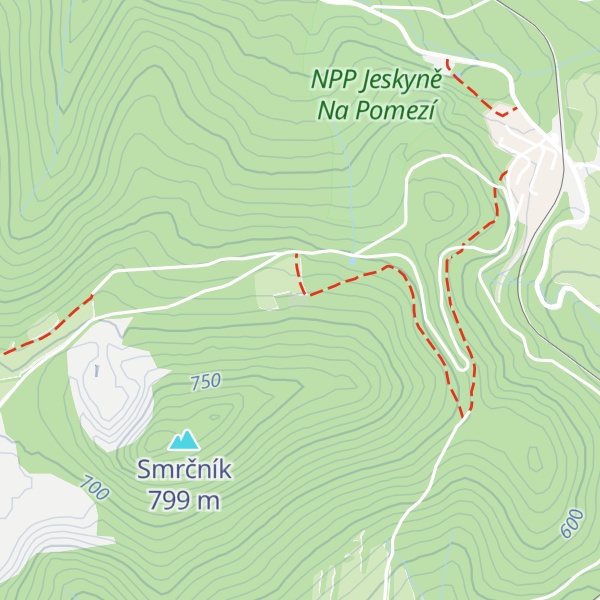 Map of Chata Smrčník