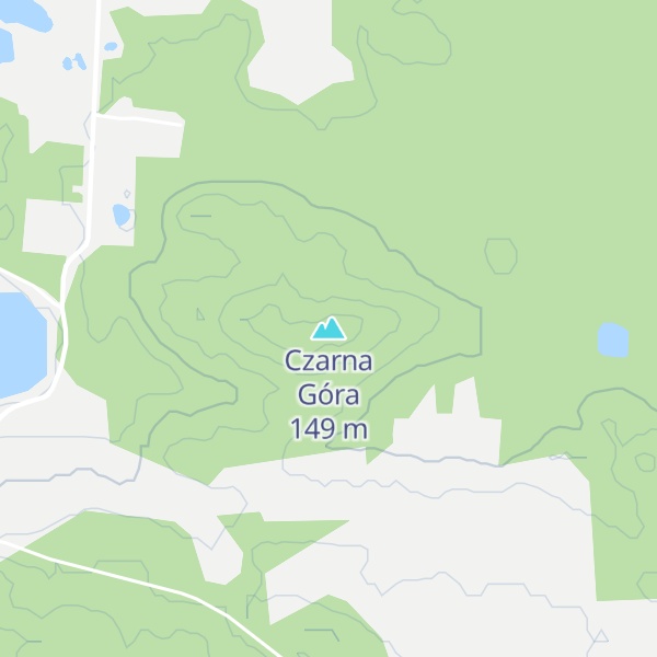 Map of Czarna Góra