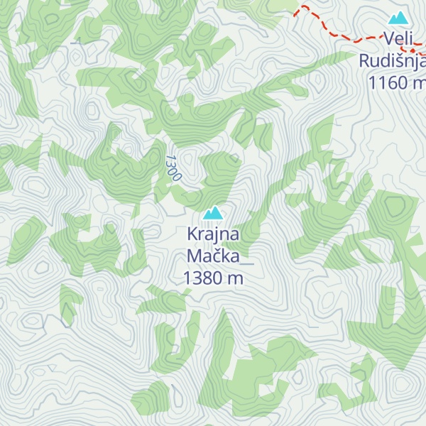Map of Krajna Mačka