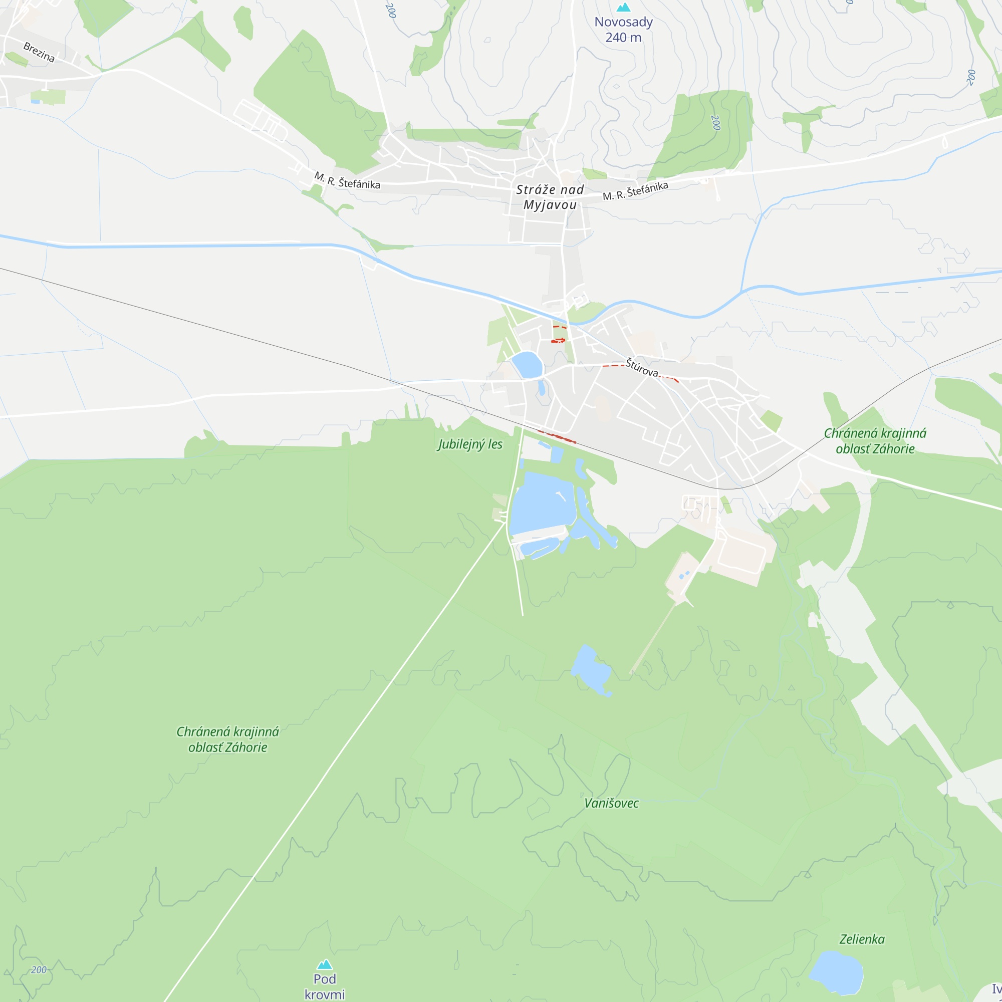 Chata Gazárka II. map