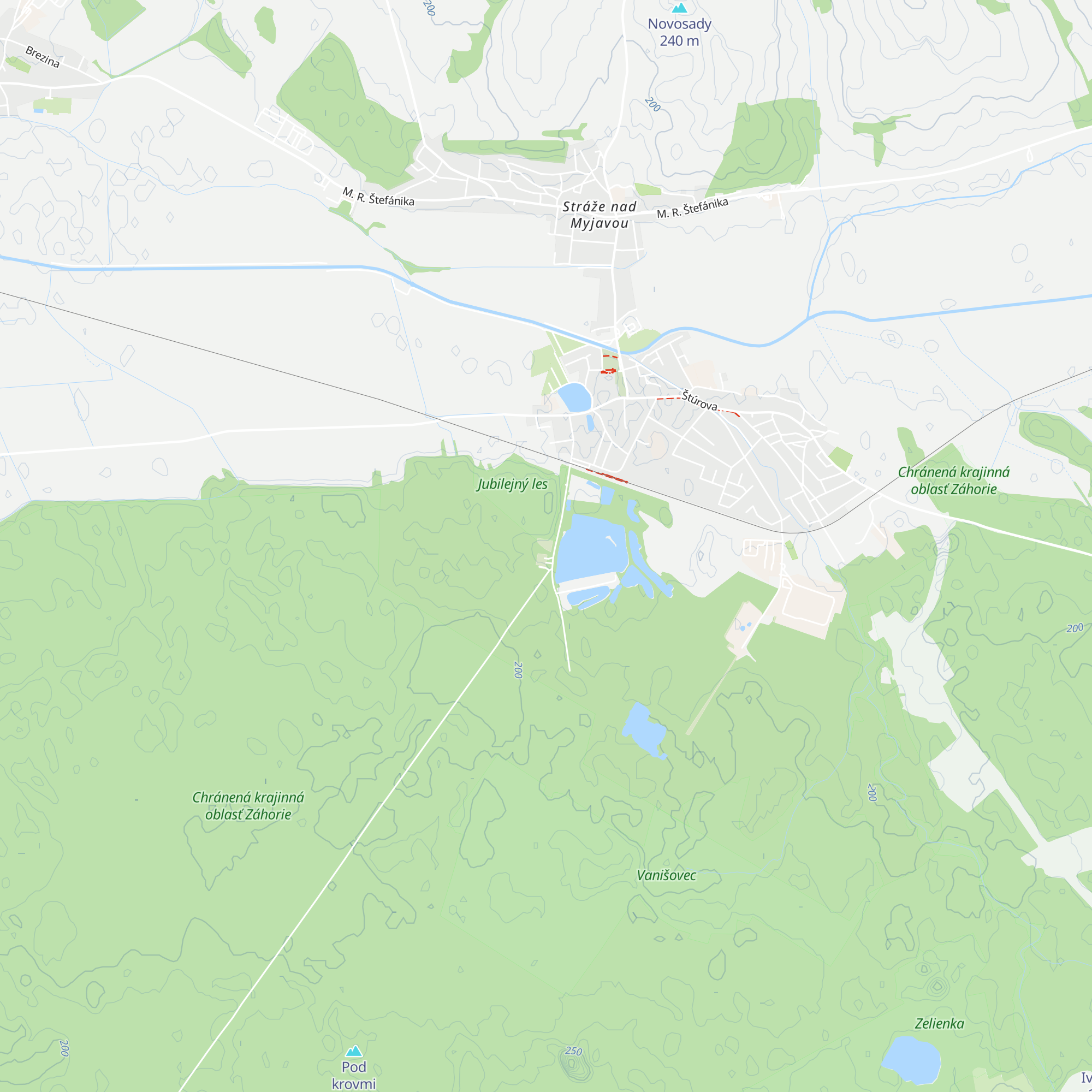Chata Gazárka II. map