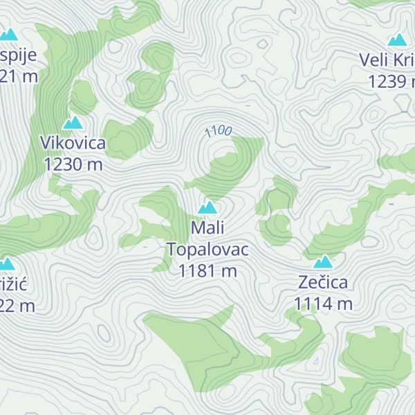 Map of Mali Topalovac