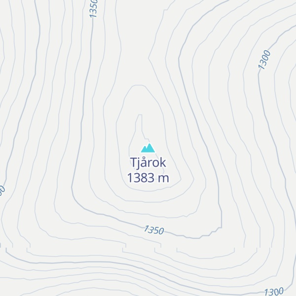 Map of Tjårok