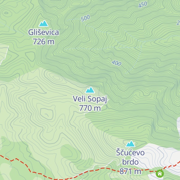 Map of Veli Sopaj