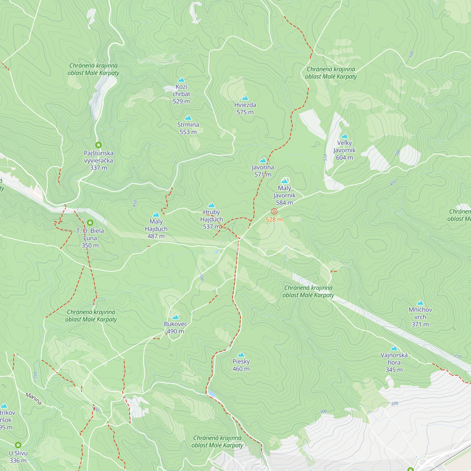 Horská chata Klinec map