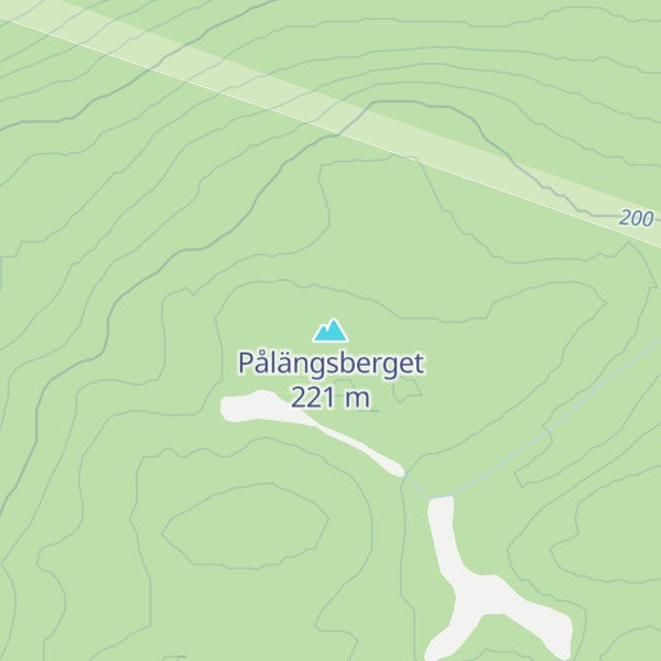 Map of Pålängsberget