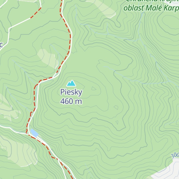 Map of Suchá hora