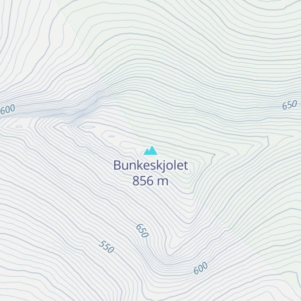 Map of Bunkeskjolet