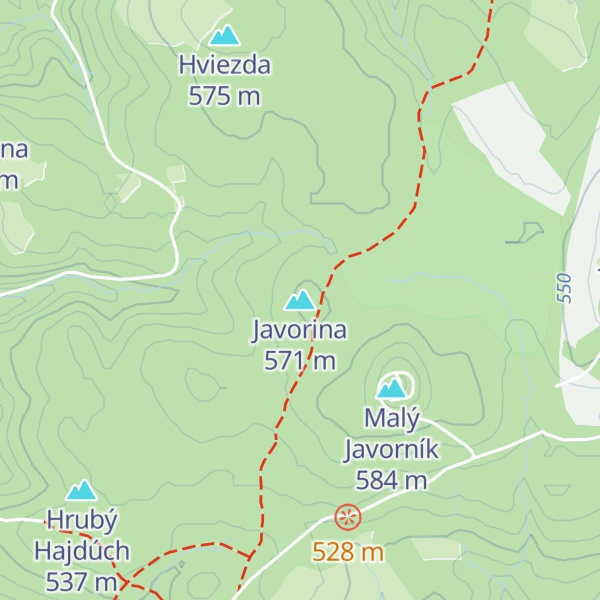 Map of Javorina