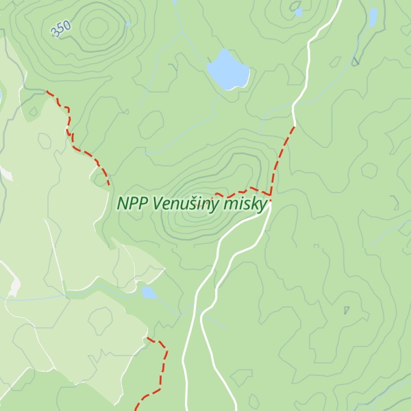 Map of Smolný vrch