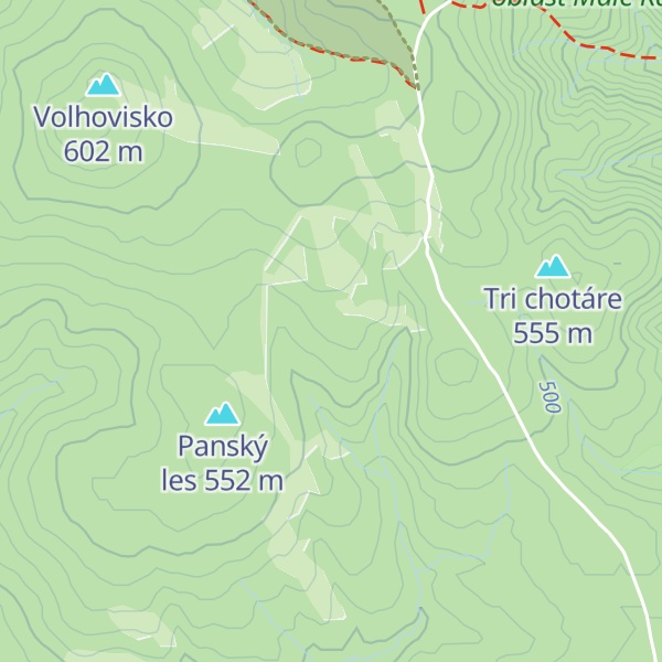 Map of T. O. Zálesák