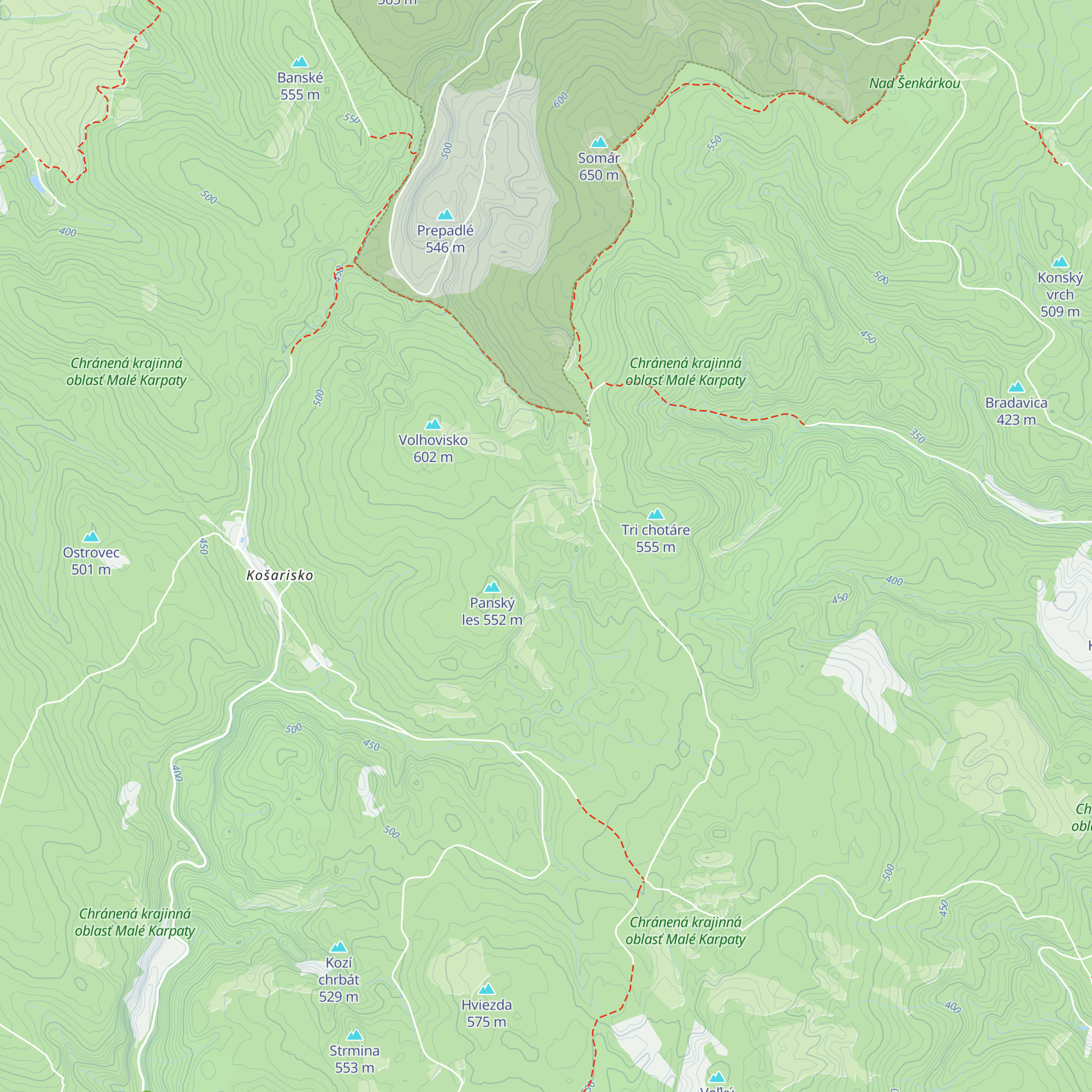 T. O. Zálesák map
