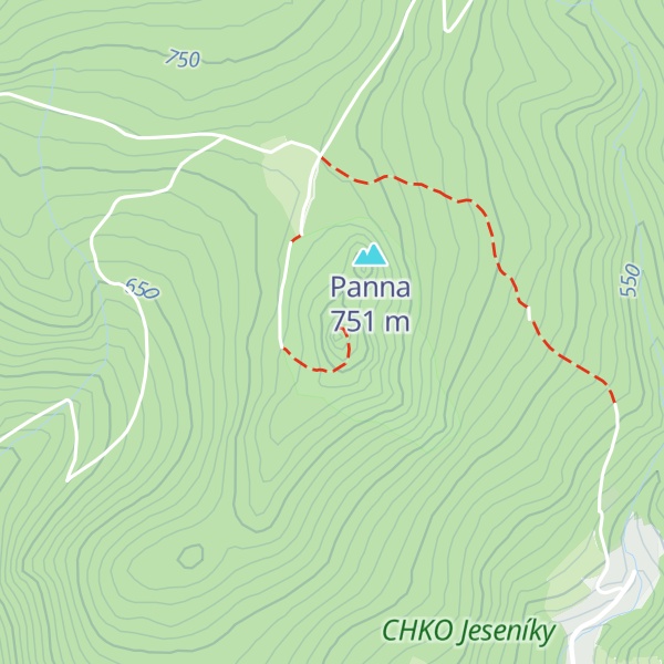 Map of Rabštejn