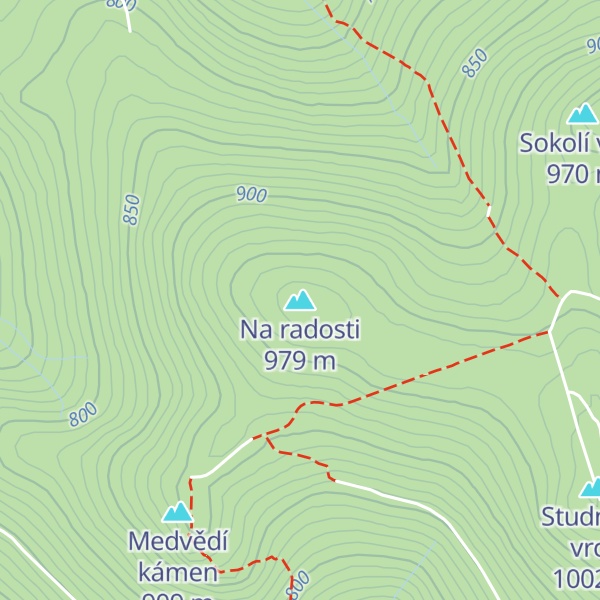 Map of Na radosti