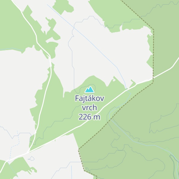Map of Fajtákov vrch