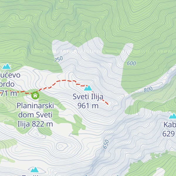 Map of Sveti Ilija