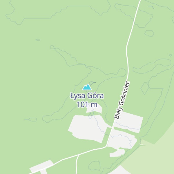 Map of Łysa Góra