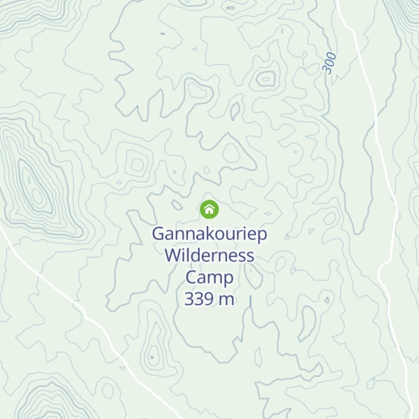 Map of Gannakouriep Wilderness Camp