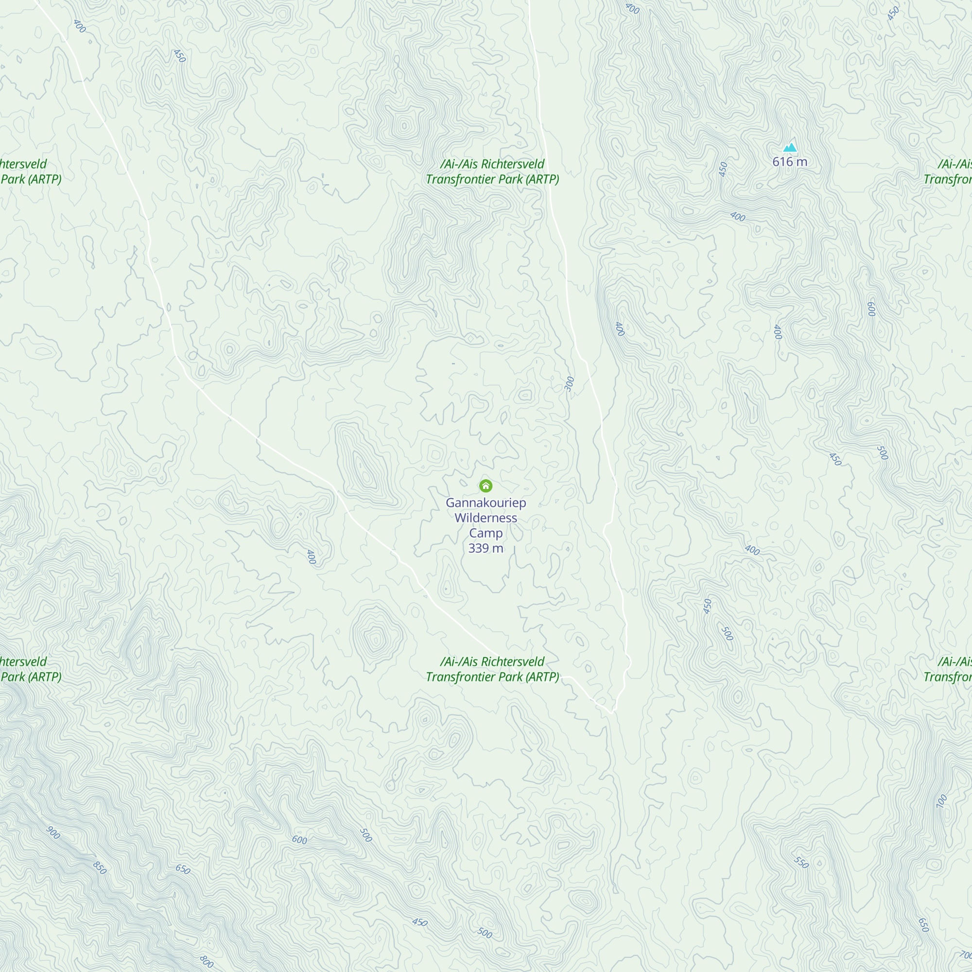 Gannakouriep Wilderness Camp map